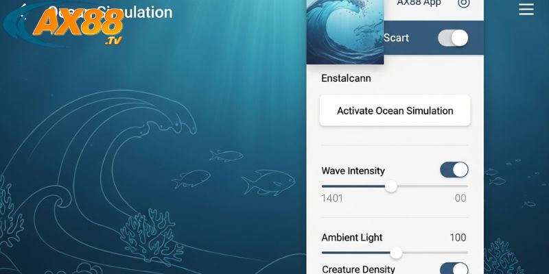 Trải Nghiệm Giả Lập Đại Dương AX88 3 Cách truy cập giả lập đại dương trên app