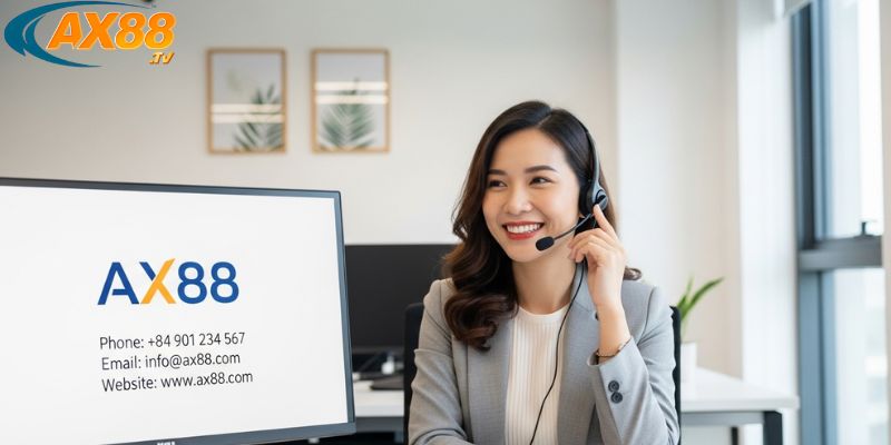 Liên Hệ AX88 - 24/7 Hỗ Trợ Thắc Mắc Từ Khách Hàng 7 Liên hệ qua website chính thức AX88.tv