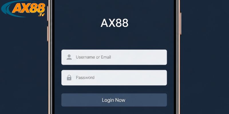 Cách kết nối và đăng nhập AX88 nhanh chóng, bảo mật và hiệu quả 4 Giao diện đăng nhập AX88 trên smartphone