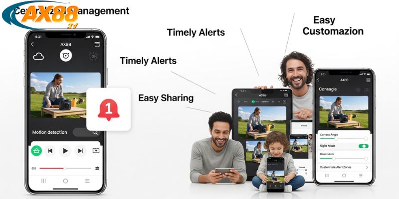 Hướng dẫn cài đặt app AX88 chi tiết – Quản lý an ninh thông minh trên di động 2 Ứng dụng AX88 giúp quản lý camera và cảnh báo thông minh
