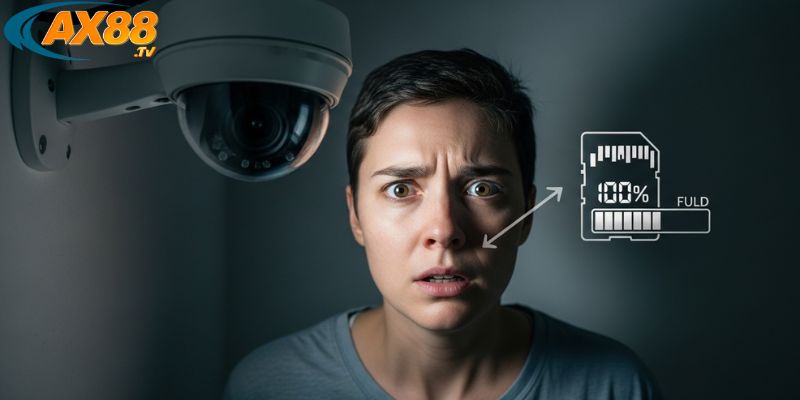 Thẻ nhớ trong camera đầy – Nguyên nhân và cách xử lý hiệu quả 2 Camera AX88 cảnh báo khi thẻ nhớ trong camera đầy
